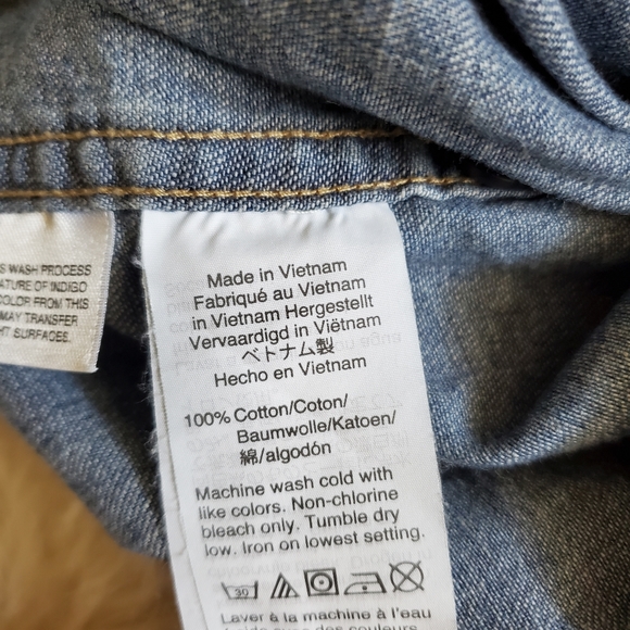 Madewell Denim Classic Ex-Boyfriend Shirt in Kylemore Wash Size XS - Picture 11 of 14